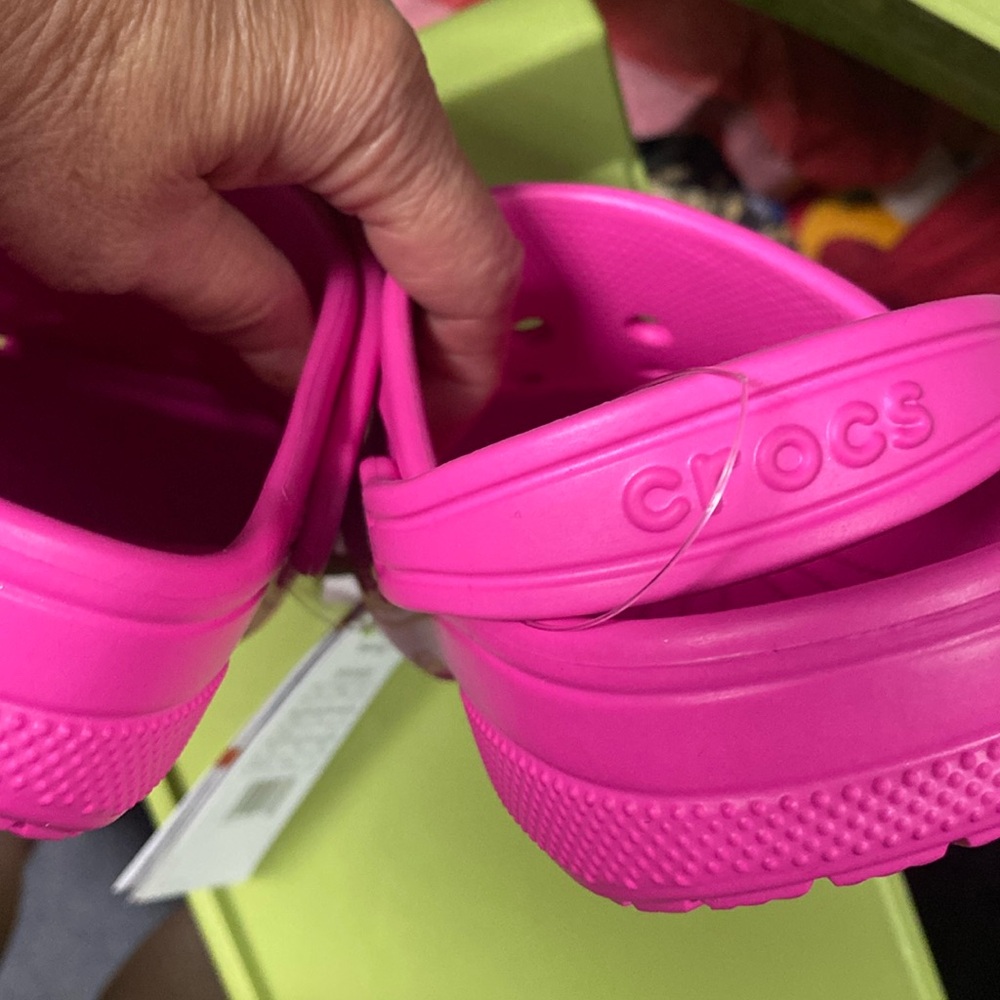 💕💕Crocs Kids Baya Clogs, Pink Size C 10 - Picture 6 of 8